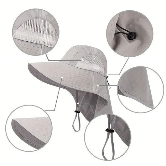 Gorra de Protección Solar UV para Hombre - Ideal para Actividades al Aire Libre - Image 20