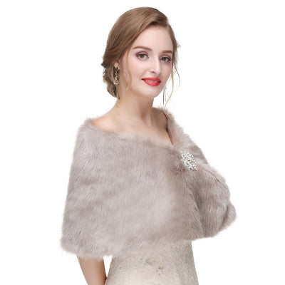 Estola de Piel Cálida para Novia - Colección Invierno Lujo - Image 22