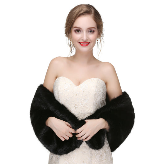 Estola de Piel Cálida para Novia - Colección Invierno Lujo - Image 30