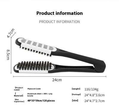 Peine Alisador en V con Pinzas - Peinado Profesional para Cabello Liso - Image 28