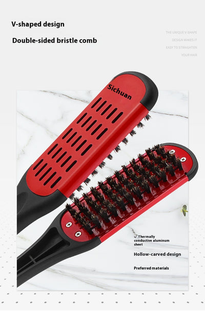 Peine Alisador en V con Pinzas - Peinado Profesional para Cabello Liso - Image 29