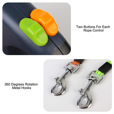 Correa Retráctil para Perros Pequeños con Luz LED y Giratorio 360° - Image 27