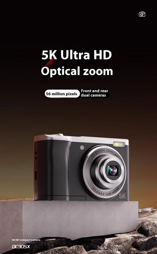 Cámara Digital 5K con Zoom Óptico y Estabilización de Imagen - Image 8