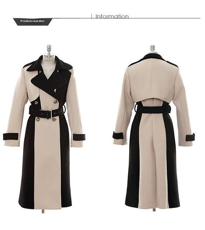 Abrigo de Lana Midi Elegante para Mujer - Image 8