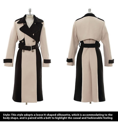 Abrigo de Lana Midi Elegante para Mujer - Image 9