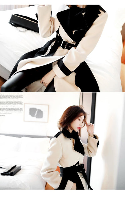 Abrigo de Lana Midi Elegante para Mujer - Image 10