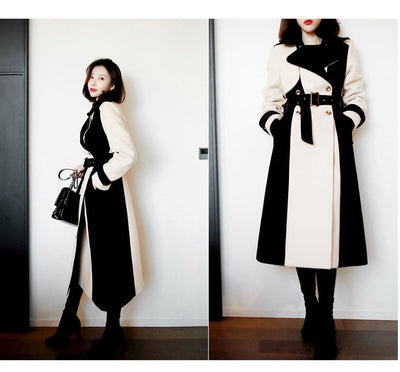 Abrigo de Lana Midi Elegante para Mujer - Image 12
