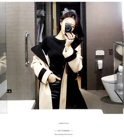 Abrigo de Lana Midi Elegante para Mujer - Image 16