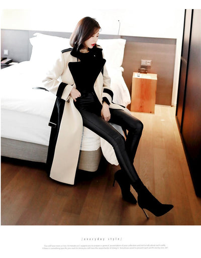 Abrigo de Lana Midi Elegante para Mujer - Image 22