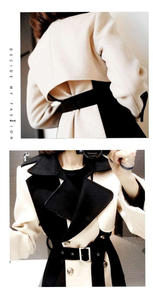 Abrigo de Lana Midi Elegante para Mujer - Image 23