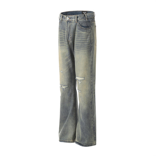 Pantalones Vaqueros Rotos Estilo Punk Retro para Hombre - Image 24