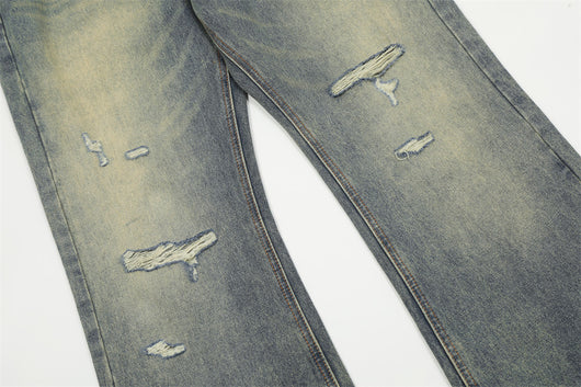 Pantalones Vaqueros Rotos Estilo Punk Retro para Hombre - Image 26