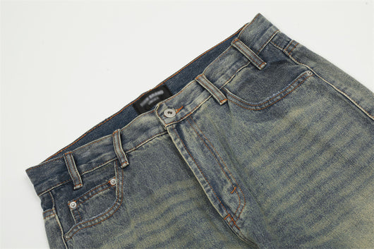 Pantalones Vaqueros Rotos Estilo Punk Retro para Hombre - Image 28