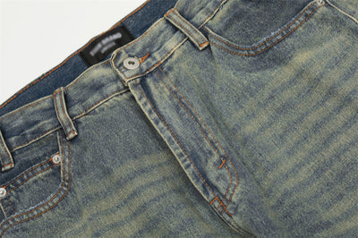 Pantalones Vaqueros Rotos Estilo Punk Retro para Hombre - Image 35