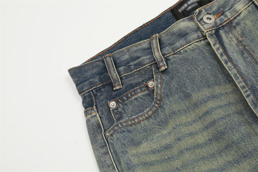 Pantalones Vaqueros Rotos Estilo Punk Retro para Hombre - Image 36