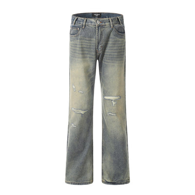Pantalones Vaqueros Rotos Estilo Punk Retro para Hombre - Image 37