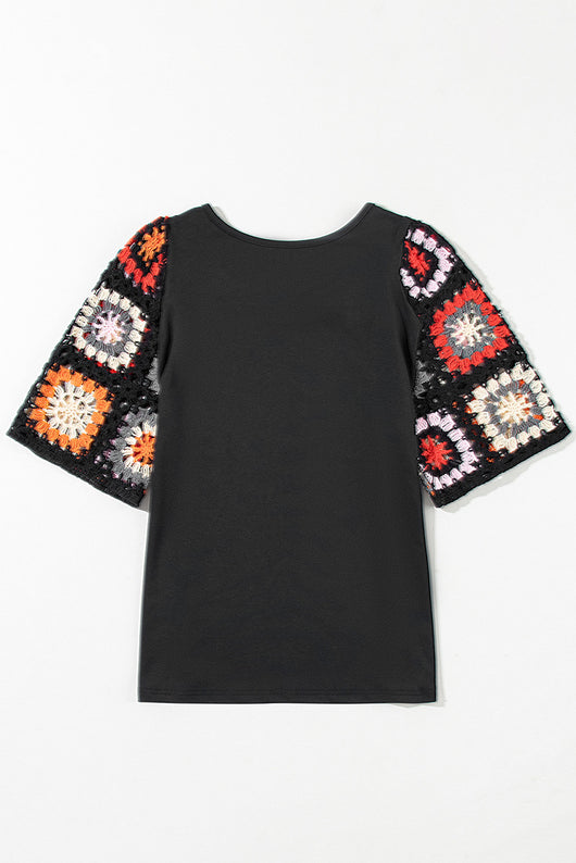 Blusa Tejida Casual Versátil de Manga Corta - Image 46
