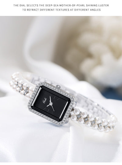 Reloj de Cuarzo Creativo para Mujer con Perlas de Concha - Image 33