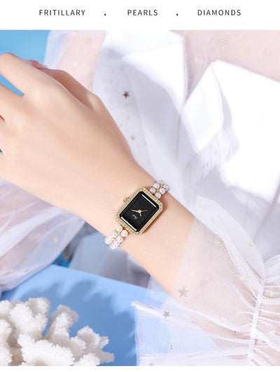 Reloj de Cuarzo Creativo para Mujer con Perlas de Concha - Image 37