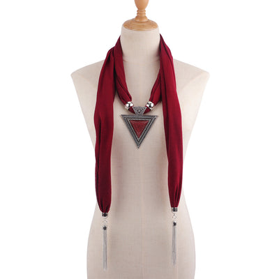 Collar Pañuelo de Moda Europea con Resina y Aleación - Image 56