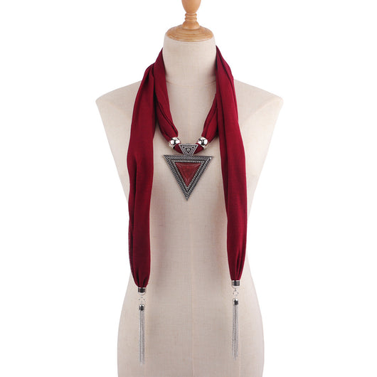 Collar Pañuelo de Moda Europea con Resina y Aleación - Image 56