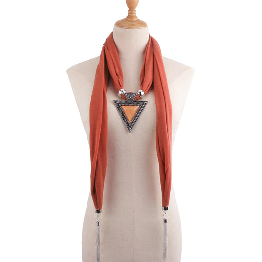 Collar Pañuelo de Moda Europea con Resina y Aleación - Image 64