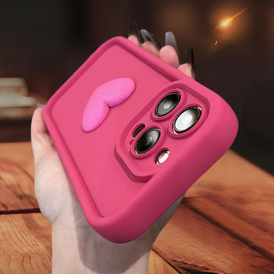 Funda 3D Amor con Lente Esmerilado - Protección Total para tu Celular - Image 6