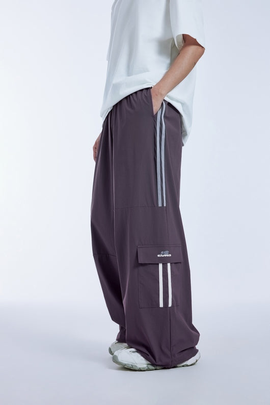 Pantalones Anchos con Rayas Laterales y Parches de Contraste - Estilo Retro Casual - Image 43