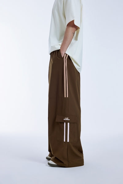 Pantalones Anchos con Rayas Laterales y Parches de Contraste - Estilo Retro Casual - Image 44