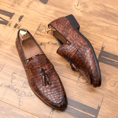 Zapatos Puntiagudos para Hombre Estilo Discoteca Británico - Image 12