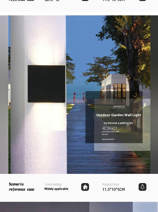 Lámpara LED Exterior Impermeable para Jardín, Patio y Entrada - Image 60