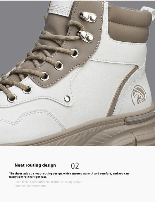 Botas Martin Altas Estilo Británico Casual para Hombre - Image 28
