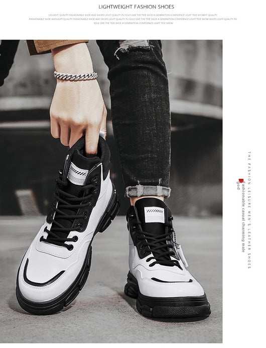 Botas Martin Altas Estilo Británico Casual para Hombre - Image 33