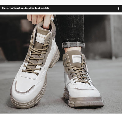 Botas Martin Altas Estilo Británico Casual para Hombre - Image 37