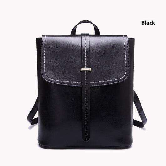 Mochila de Cuero Encerado Convertible - Bolso de Hombro 2 en 1 - Image 17