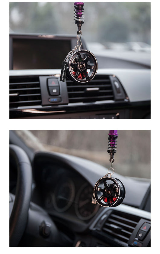 Colgante Decorativo Rueda de Auto - Llavero Ornamental - Image 37