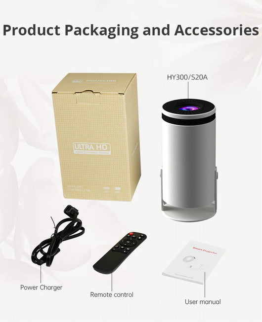Pantalla de Proyección Inteligente Hy300 HD con Montaje Automático - Image 29