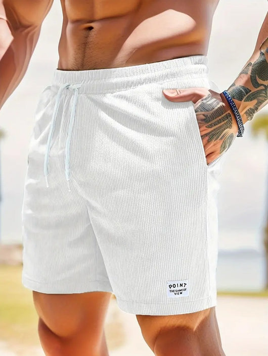 Shorts Deportivos de Cordón Verano Pana Hombre - Image 9