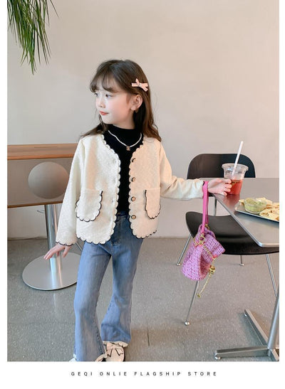 Abrigo para Niña Estilo Western Chanel - Image 46