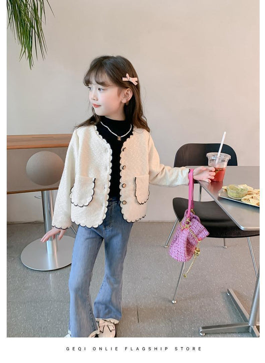 Abrigo para Niña Estilo Western Chanel - Image 46