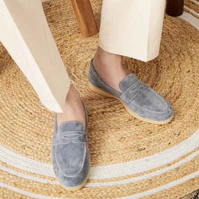 Mocasines de Ante para Hombre con Punta Redonda - Image 9
