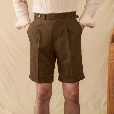 Pantalones Retro Slim-fit de Lino Mezclado para el Verano - Image 15