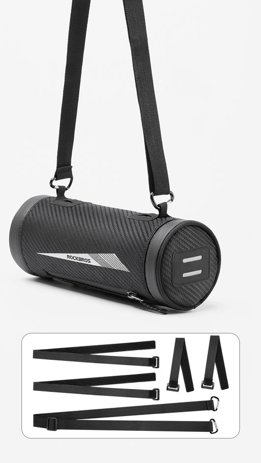 Bolsa Frontal para Bicicleta Rock Brothers - Soporte en Tubo Diagonal para Bici de Montaña y Ruta - Image 6