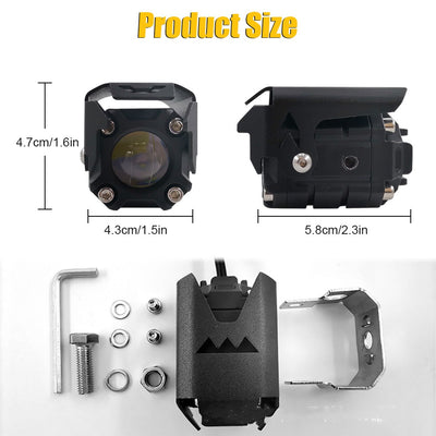 Faros Auxiliares LED de Doble Luz para Motocicleta - Image 7