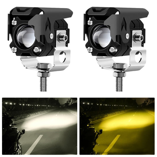 Faros Auxiliares LED de Doble Luz para Motocicleta - Image 12