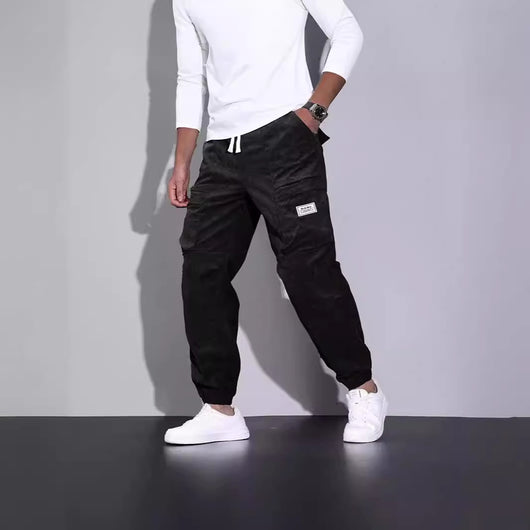 Pantalones de Pana Holgados con Tirantes para Hombre - Múltiples Bolsillos - Image 12