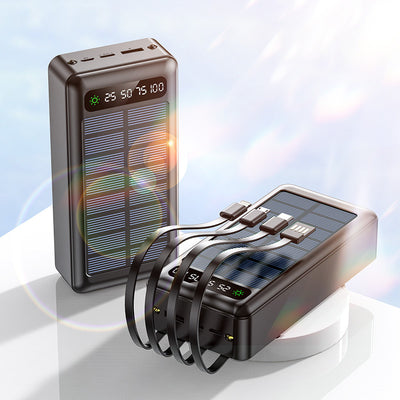 Banco de Energía Solar 30000 mAh con Cable Integrado - Image 11