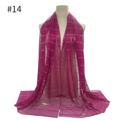 Pañuelo Ligero Mujer Primavera Verano - Tela Arrugada Transpirable - Image 30