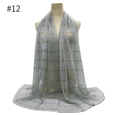 Pañuelo Ligero Mujer Primavera Verano - Tela Arrugada Transpirable - Image 35