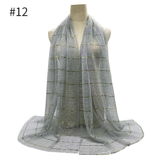 Pañuelo Ligero Mujer Primavera Verano - Tela Arrugada Transpirable - Image 35